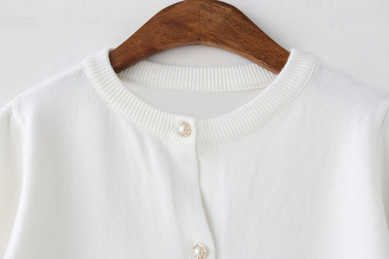 Girls Cardigan Sweater School Uniforms Button Long Sleeve Knit Tops